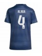 Billige Real Madrid David Alaba #4 Bortedrakt Dame 2025-26 Kortermet